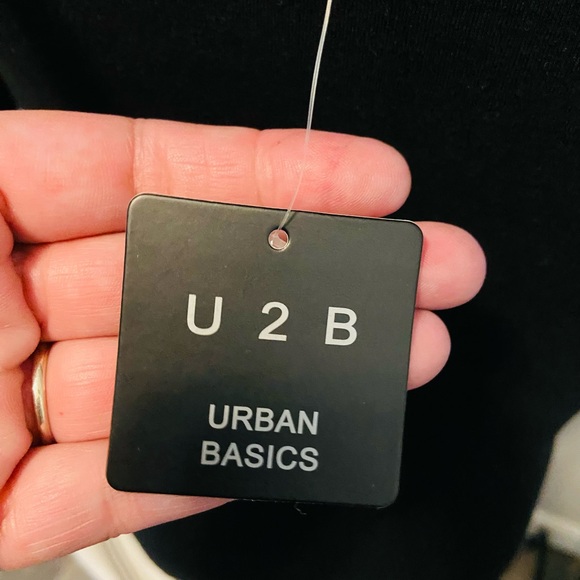 Cute Black Tee with Criss Cross Cold Shoulder - Picture 4 of 5